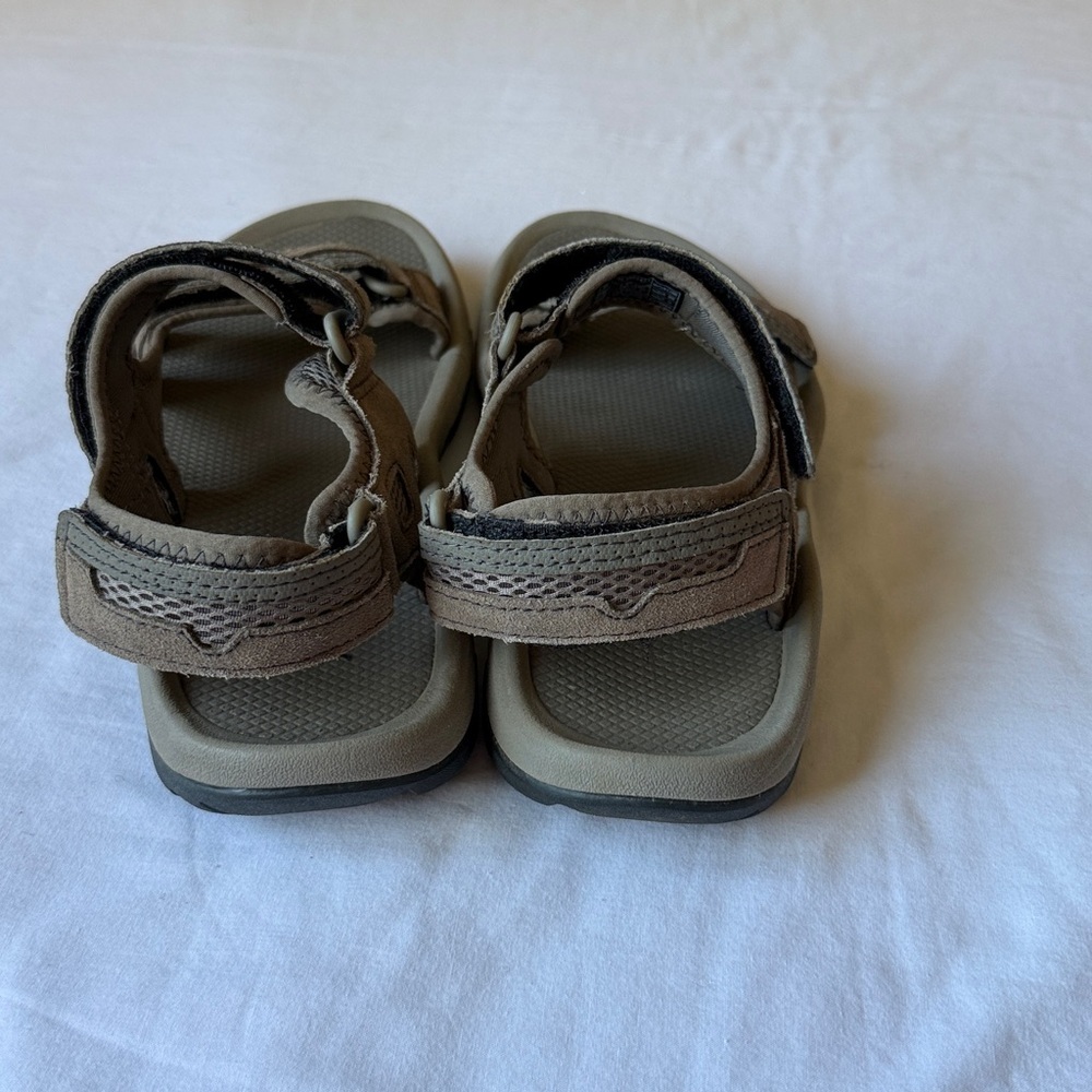 TEVA MEN HUDSON BUNGEE CORD SPORTS STAPPY LEATHER SANDALS✨✨ - Picture 4 of 7